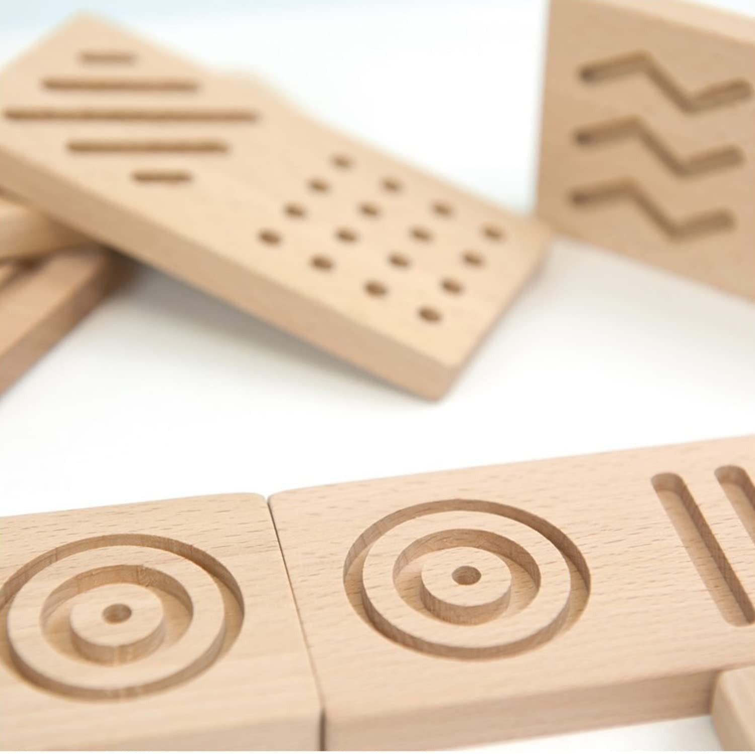 DOMINO SENSORY PUZZLES DE MADERA - Andreu Toys 16114