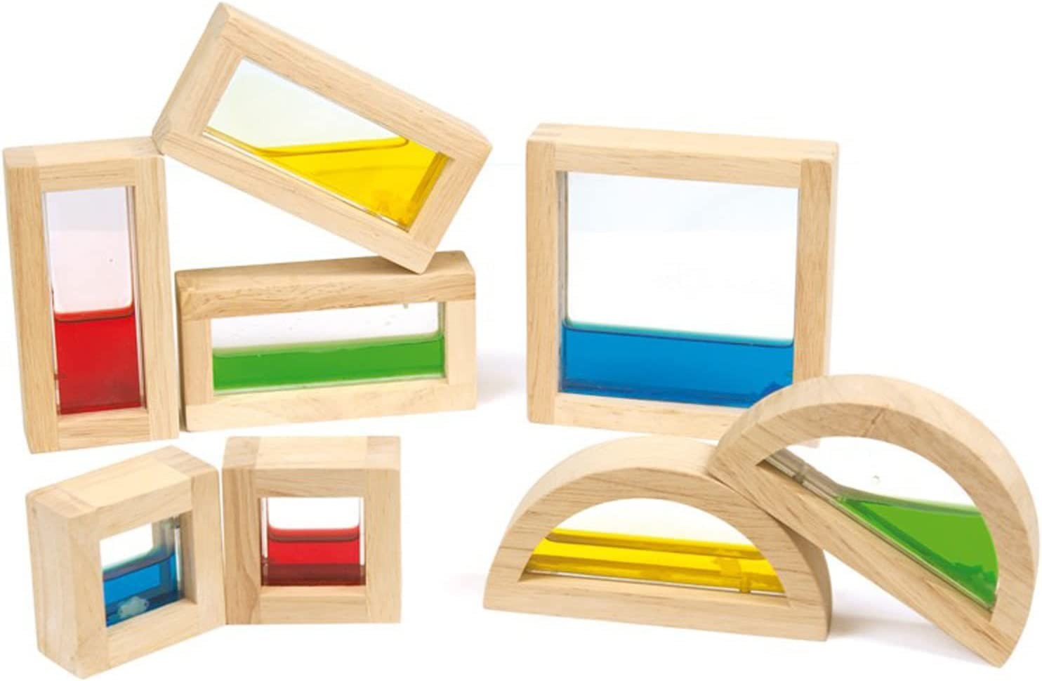 8 PCS. WOODEN BLOCKS LIQUID - Andreu Toys TY-001