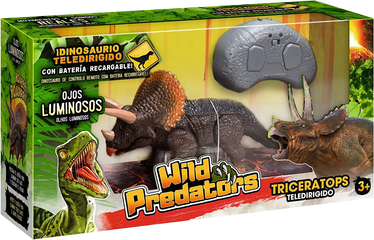 TRICERATOPS RADIO CONTROL Wild Predators - World Brands