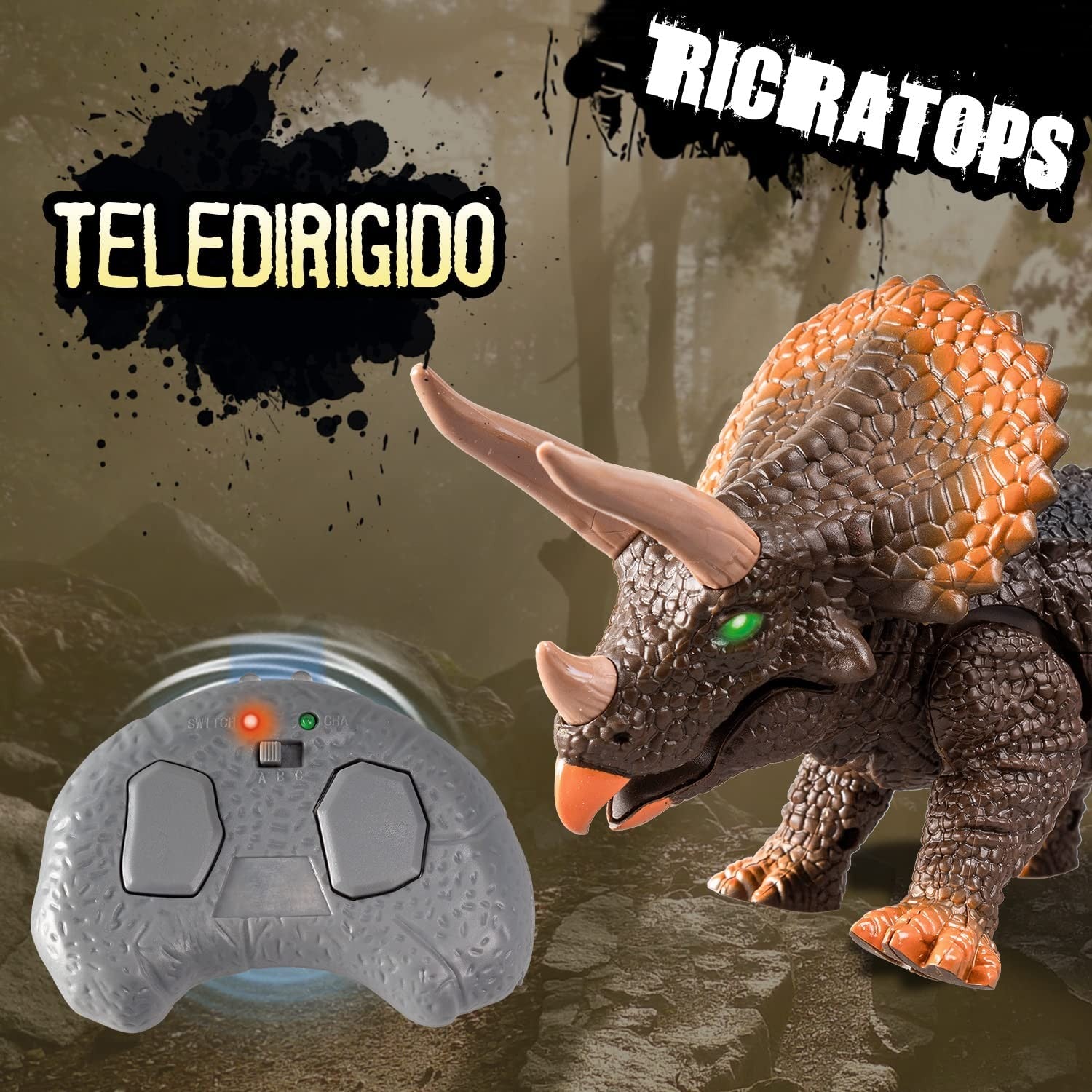 TRICERATOPS RADIO CONTROL Wild Predators - World Brands