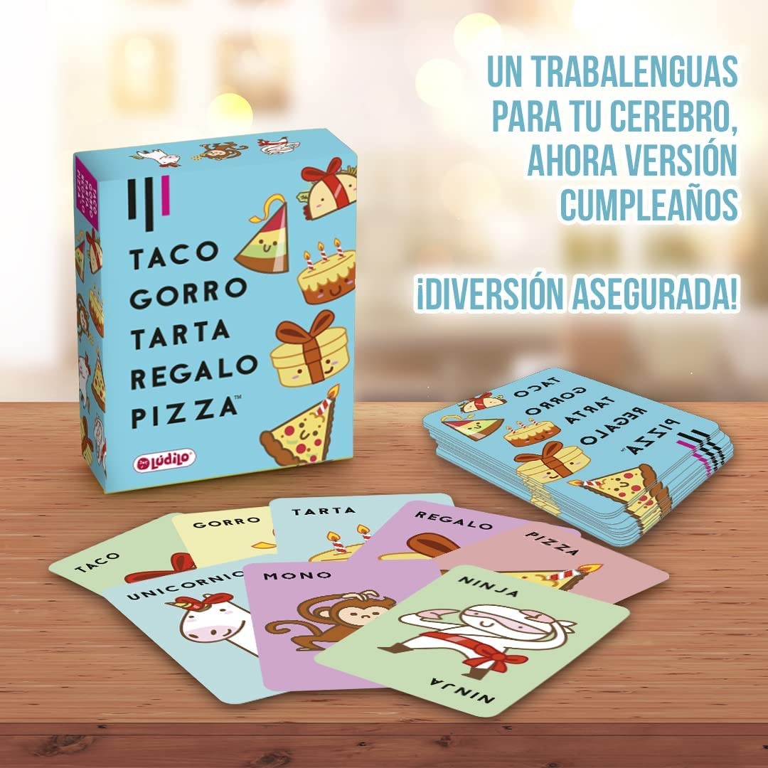 TACO GORRO TARTA REGALO PIZZA - Ludilo