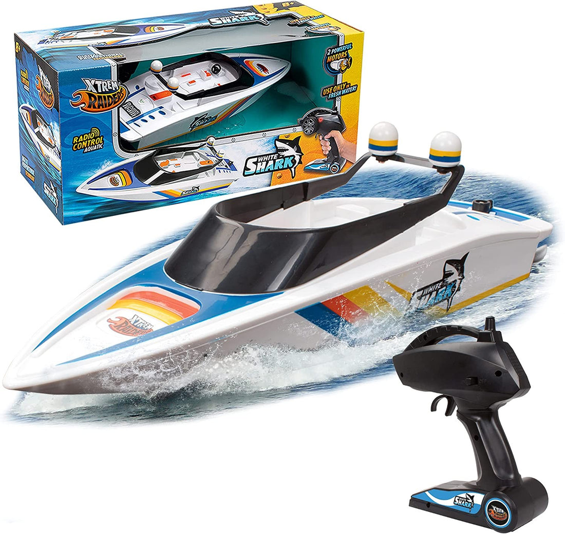 WHITE SHARK Barco Teledirigido - Xtrem Raiders