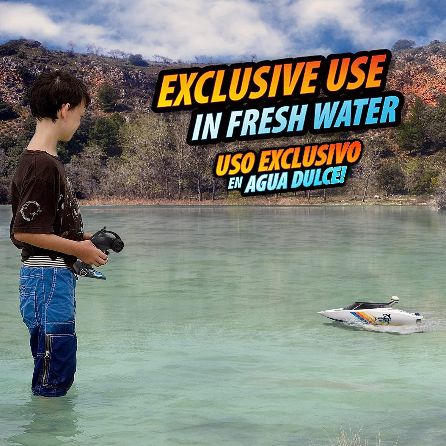 WHITE SHARK Barco Teledirigido - Xtrem Raiders