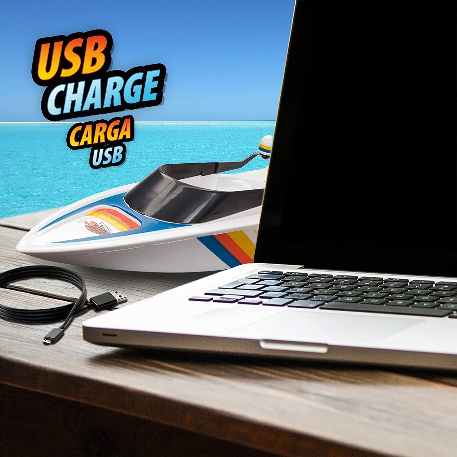 WHITE SHARK Barco Teledirigido - Xtrem Raiders