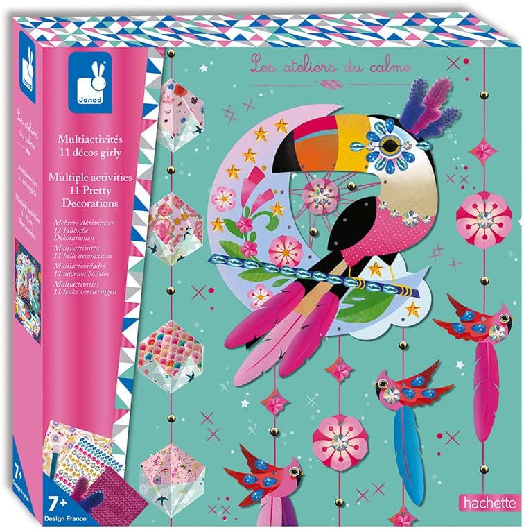 Multi-activity set with 11 cute decorations - Janod J07888