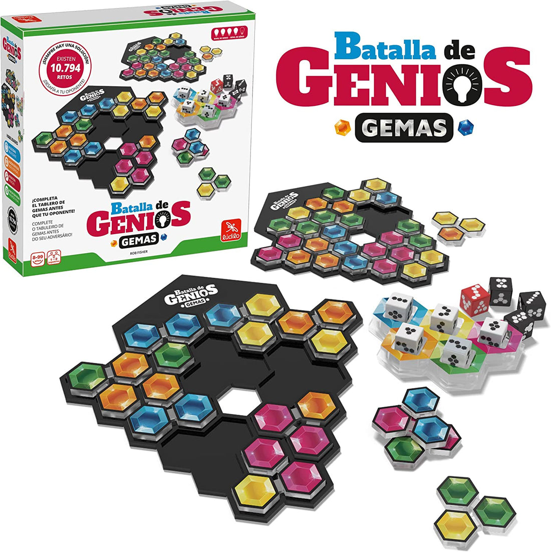 Batalla de genios gema juego de mesa - Ludilo