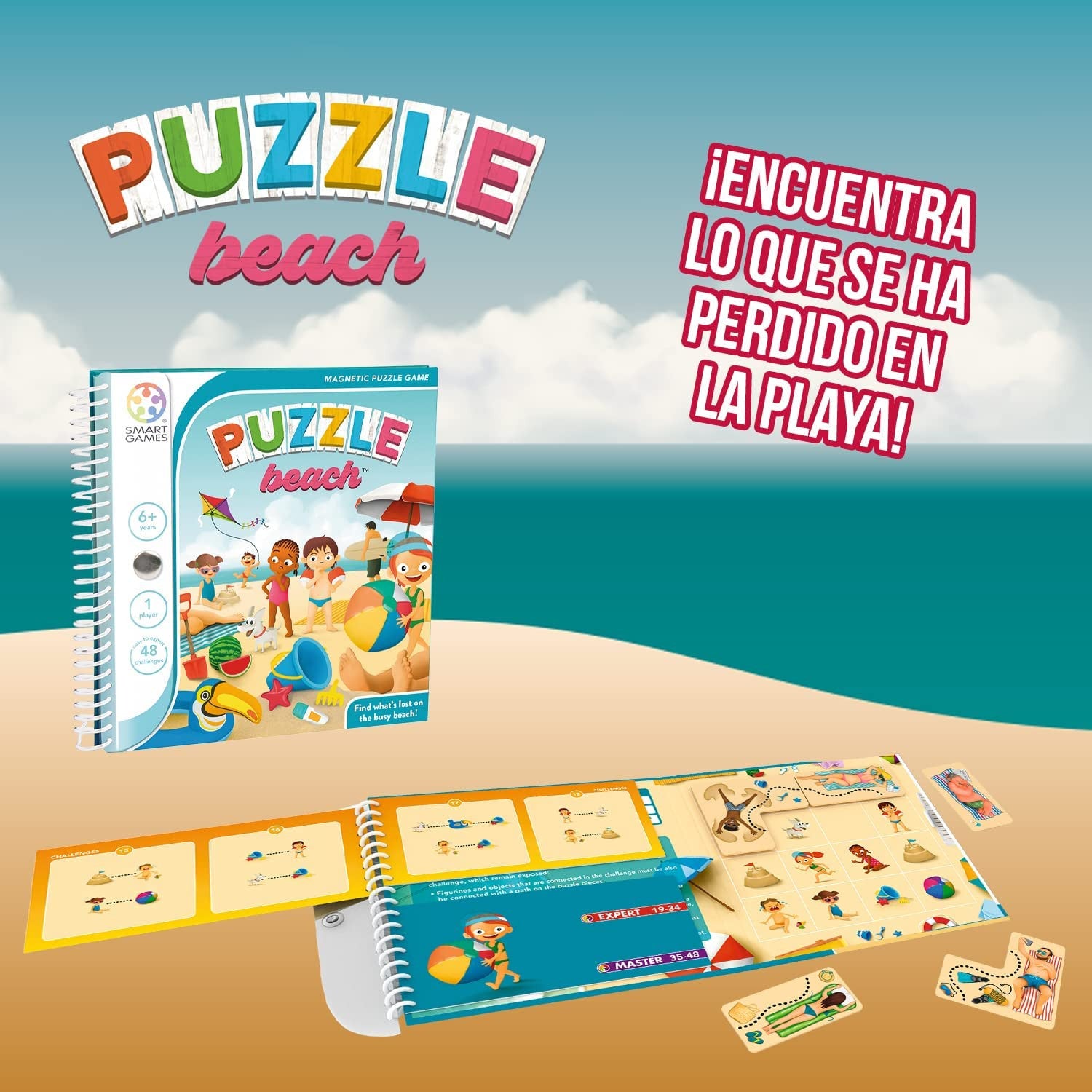 Juego magnético puzzle beach - Smart Games