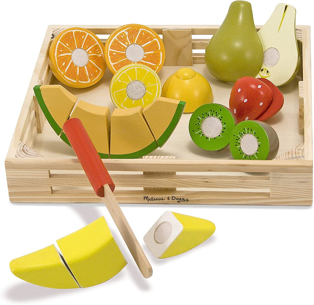 Fruta de madera para cortar - Melissa & Doug