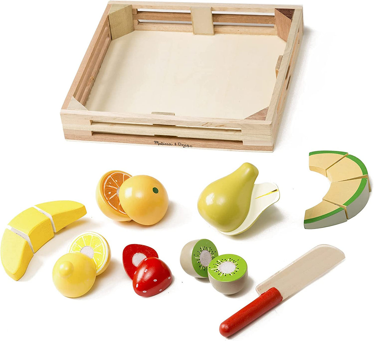 Fruta de madera para cortar - Melissa & Doug