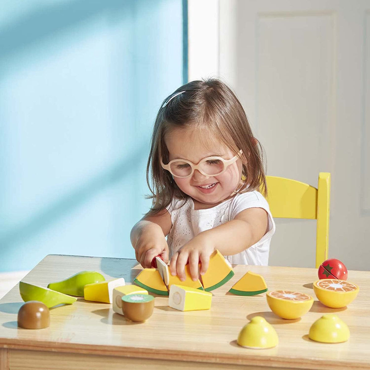 Fruta de madera para cortar - Melissa & Doug