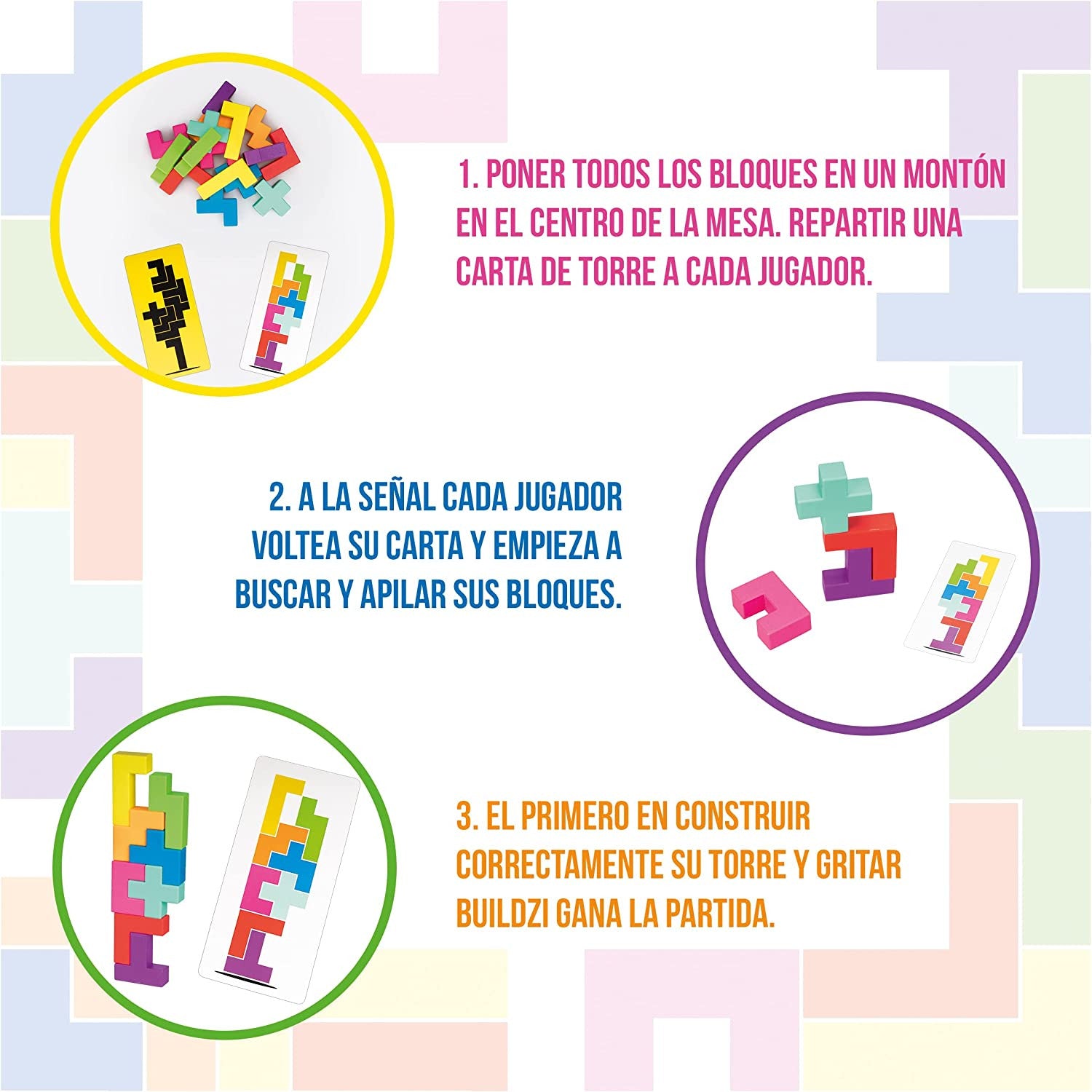 Juego de velocidad buildzi - Ludilo 803065