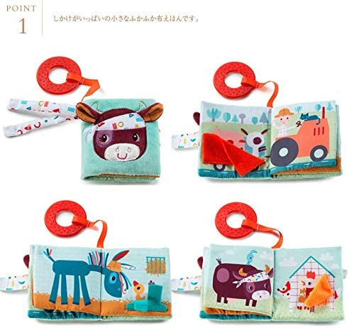 Libro de juegos inspirado en la granja - lilliputiens 83126