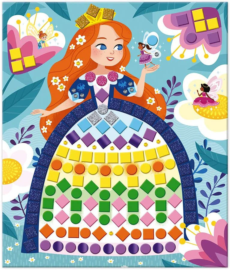 Estuche mosaicos princesas y hadas - janod j07962