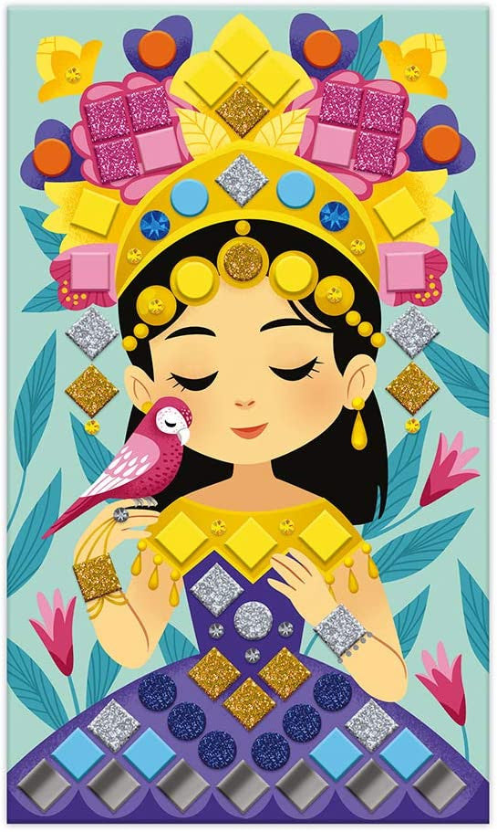 Estuche mosaicos princesas y hadas - janod j07962