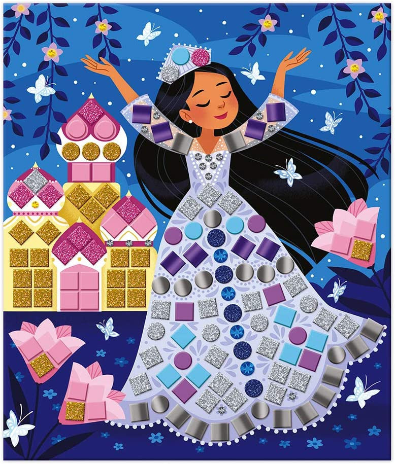 Estuche mosaicos princesas y hadas - janod j07962