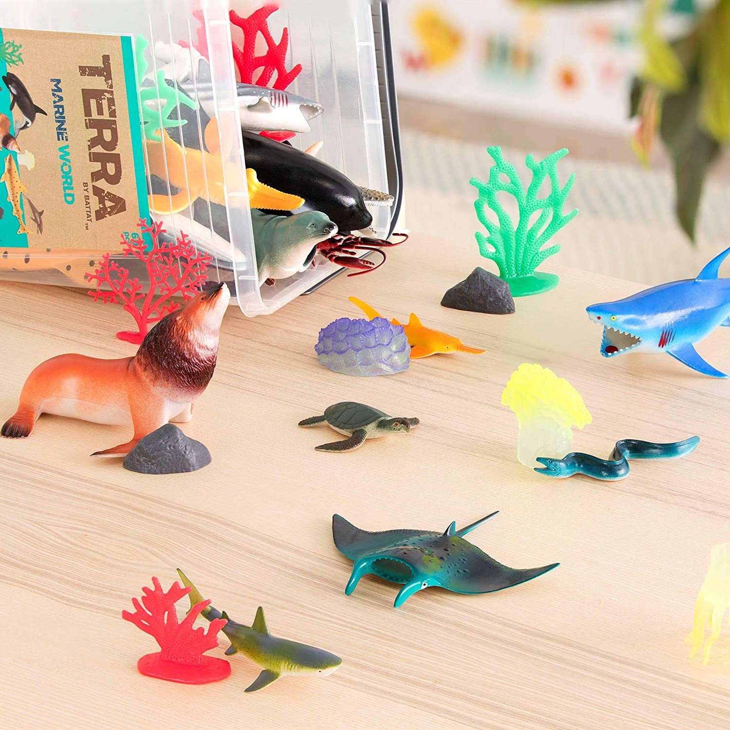 Cubo de animales marinos world - Terra by Battat