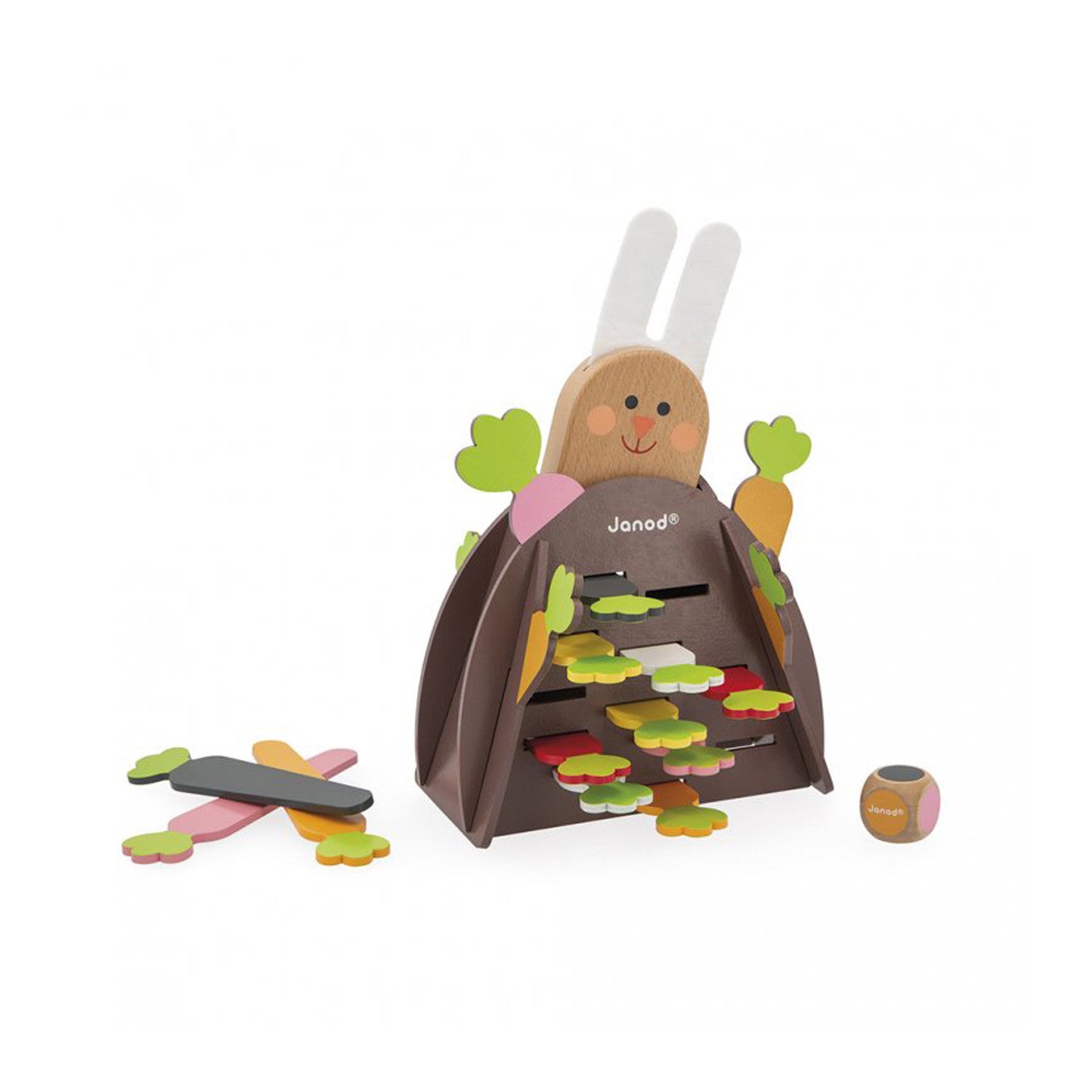 Magic Carrot juego de estrategia de madera Janod J02473