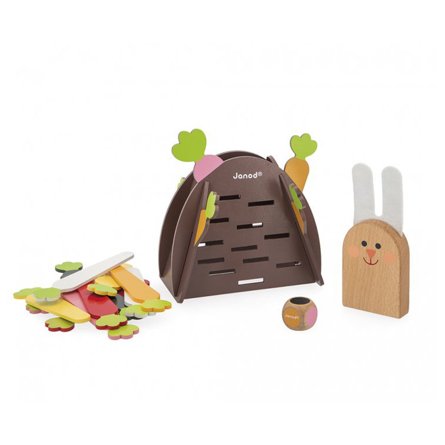 Magic Carrot juego de estrategia de madera Janod J02473
