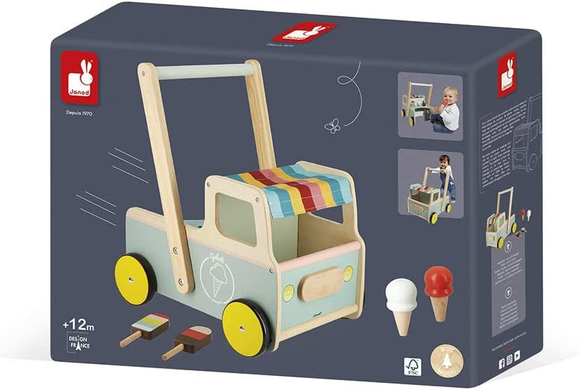 Carrito andador heladería - Janod J08049