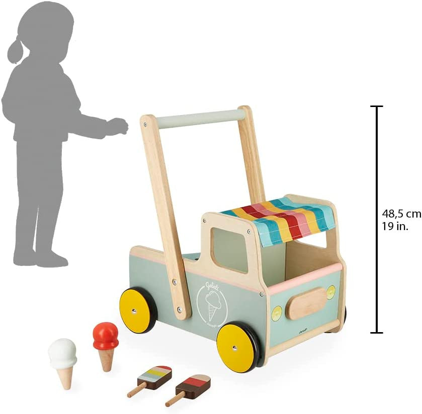 Carrito andador heladería - Janod J08049
