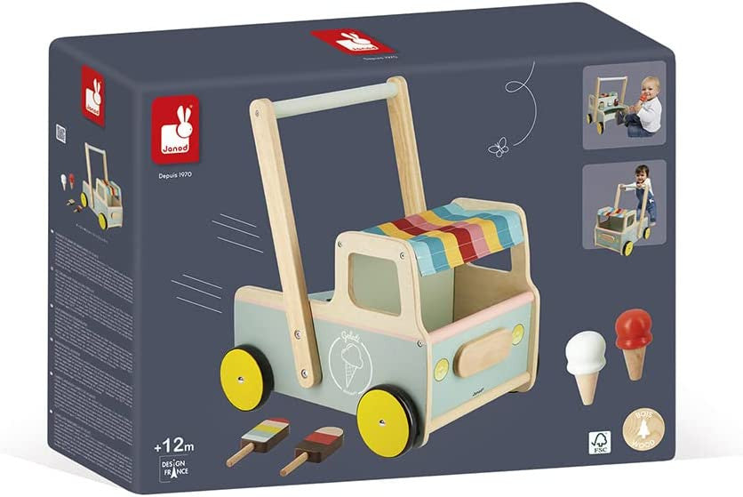 Carrito andador heladería - Janod J08049