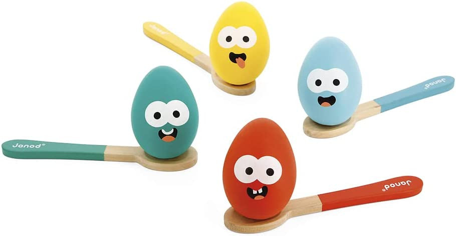 Carrera de cucharas y huevos - Janod J07729