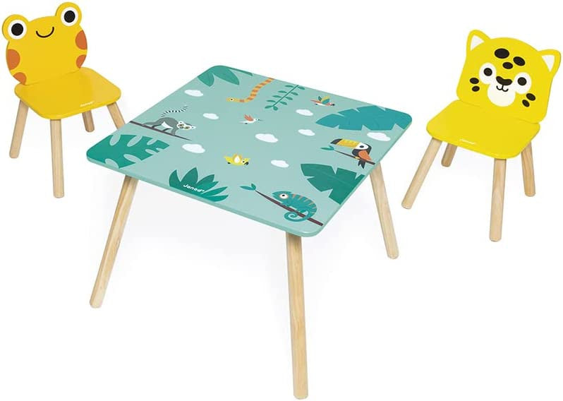 Mesa y sillas infantiles tropicales - janod j08273