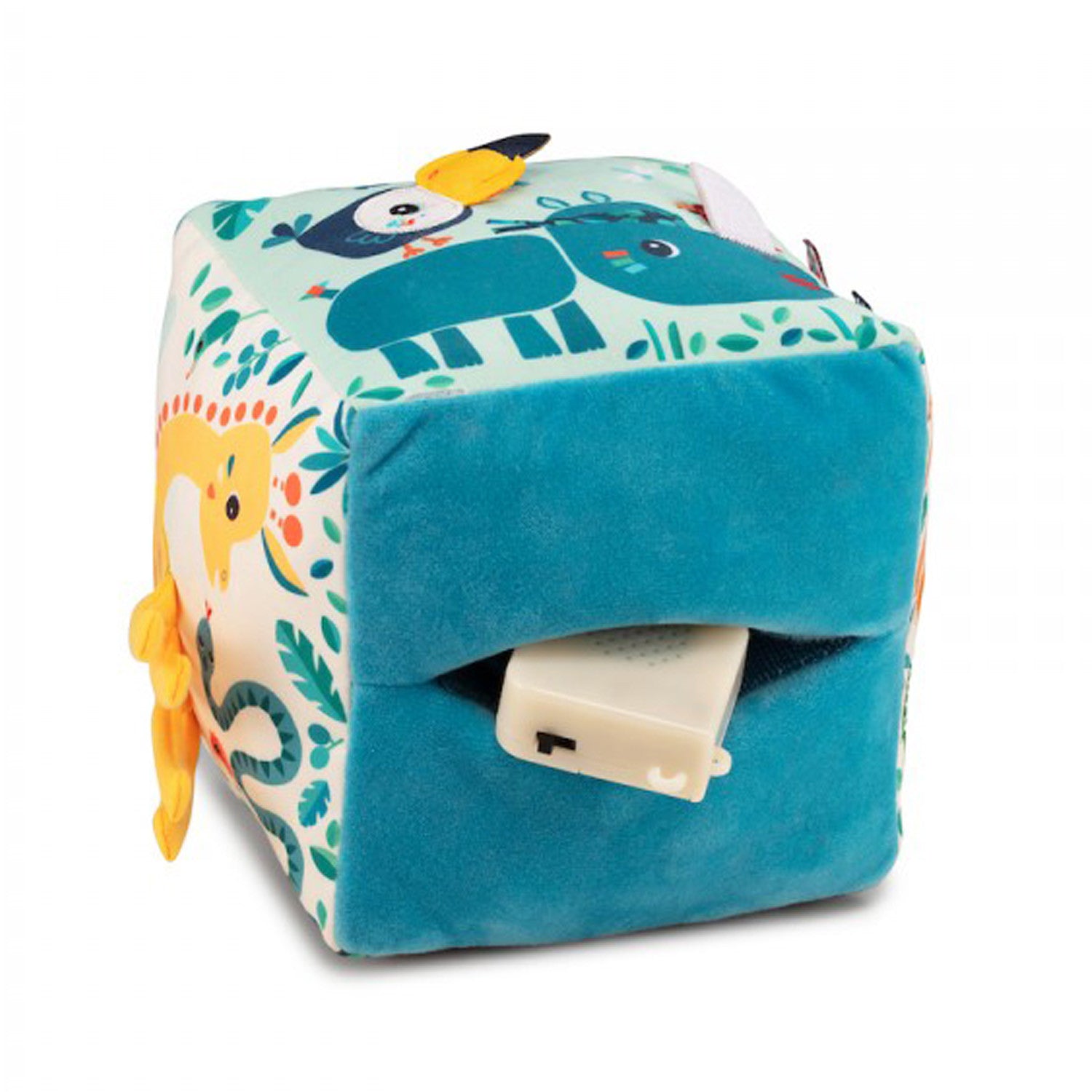 Cubo de actividades con sonido de la jungla - Lilliputiens 83399