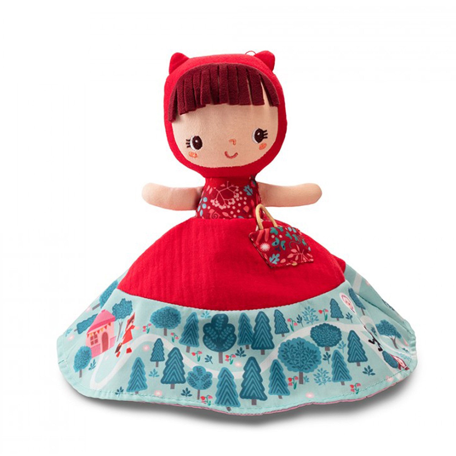 Marioneta para contar cuentos reversible caperucita roja - Lilliputiens 83411