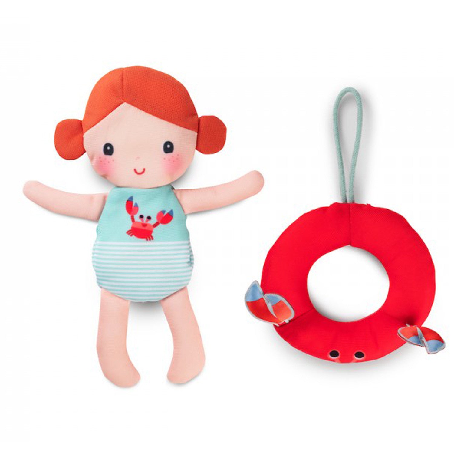 Muñeca de baño cangrejo axelle - lilliputiens 83425