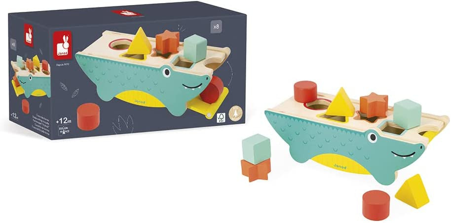 Tropik - cocodrilo de formas - Janod J08267