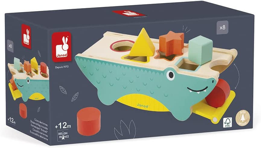 Tropik - cocodrilo de formas - Janod J08267