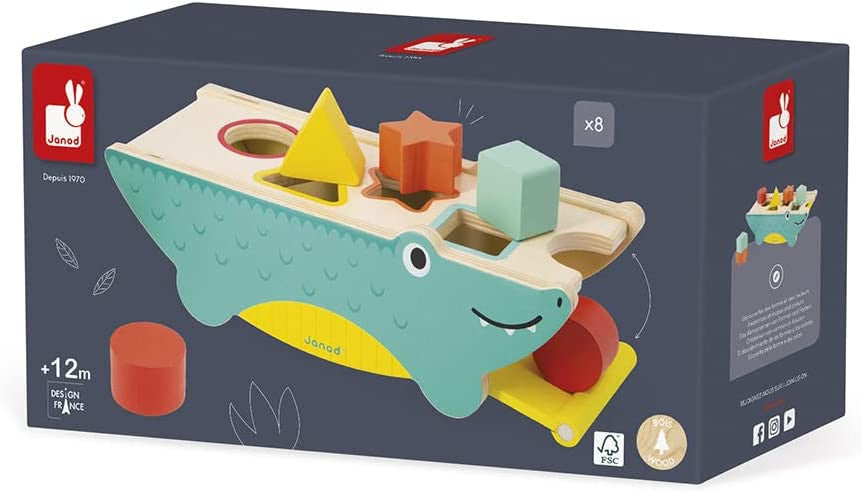 Tropik - cocodrilo de formas - Janod J08267