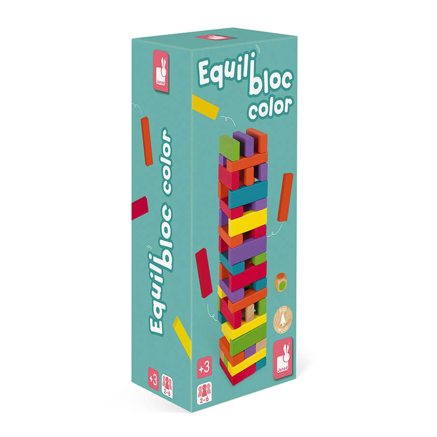 Juego torre de equilibrio en madera