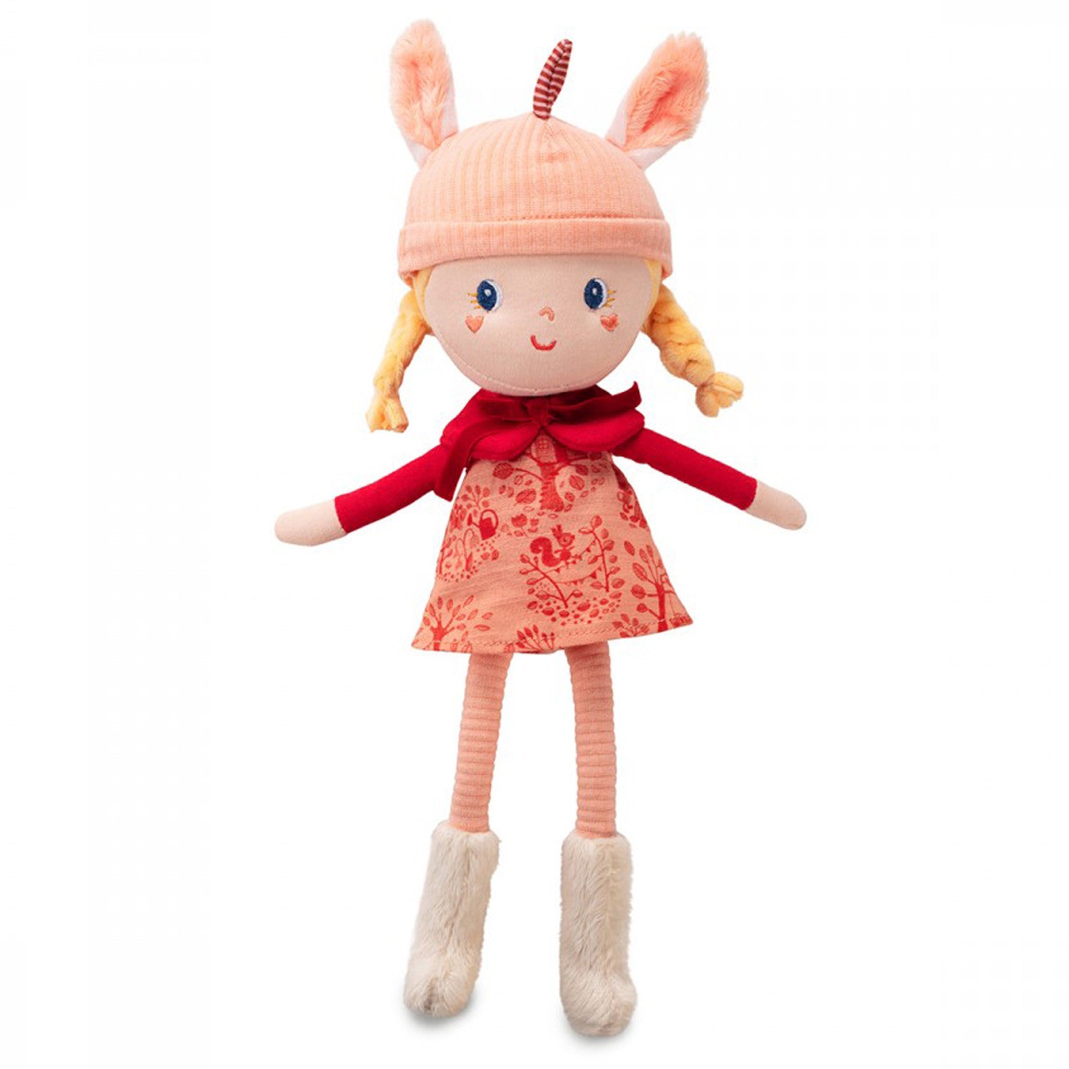 Muñeca de tela lena en caja de regalo 83382 | ideal para niños +2 años | fomenta imaginación - 83382 lilliputiens