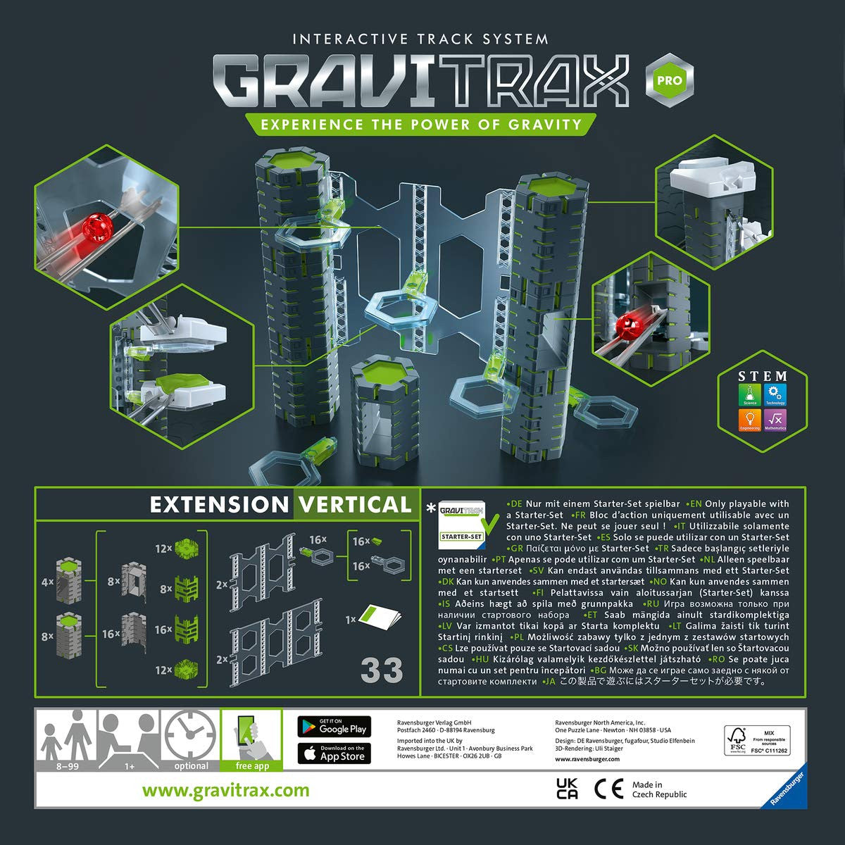 Gravitrax PRO Expansion set vertical - Ravensburger (26816)