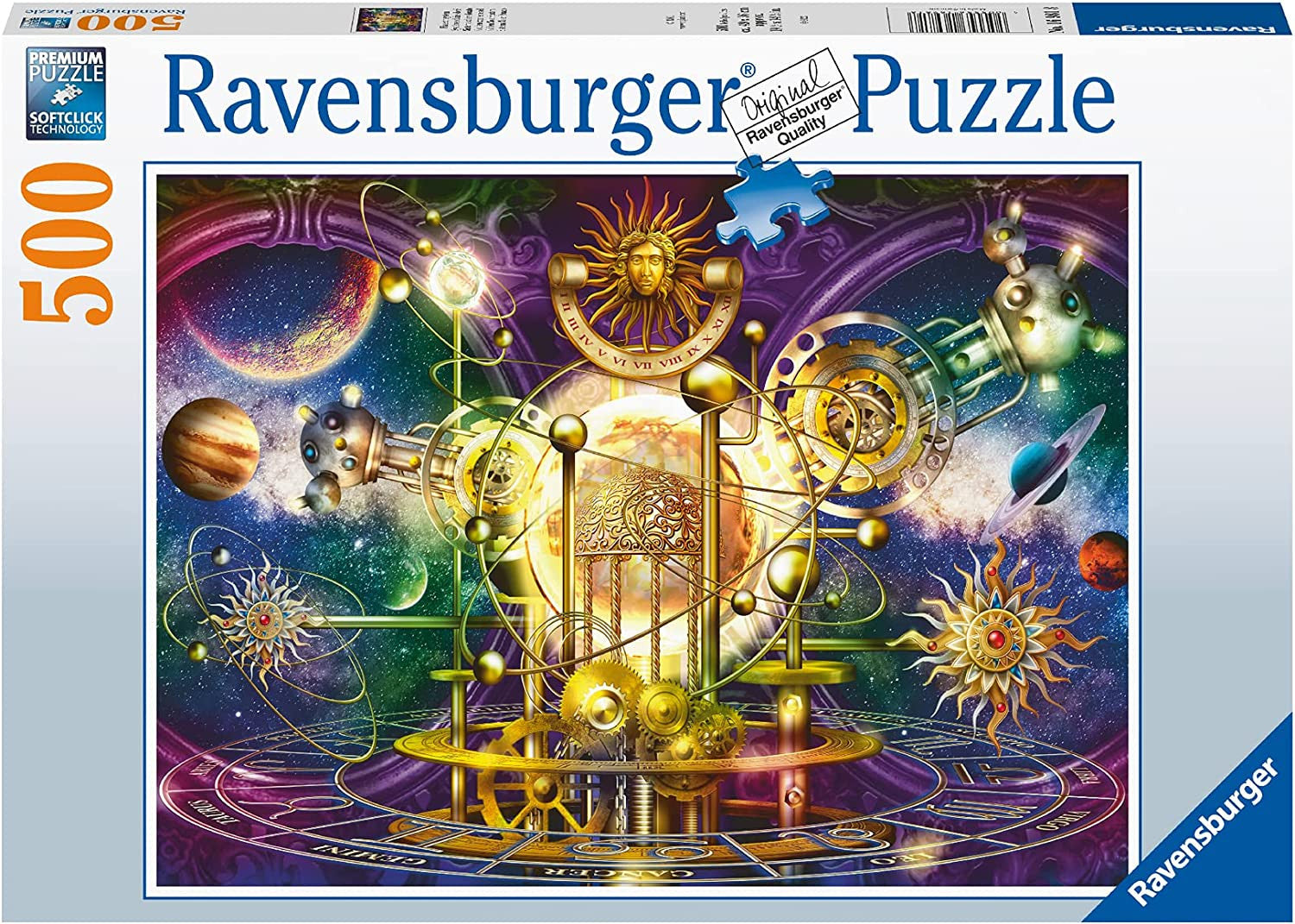 Puzzle sistema solar dorado 500 pzas - ravensburger 16981