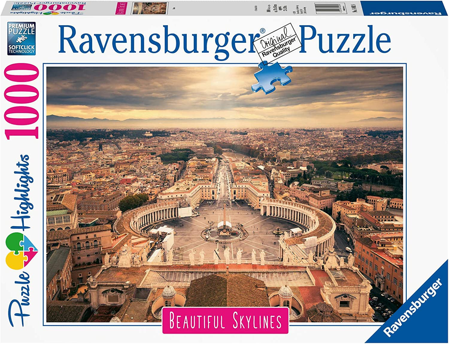 Rome puzzle 1000 pzas - ravensburger 14082
