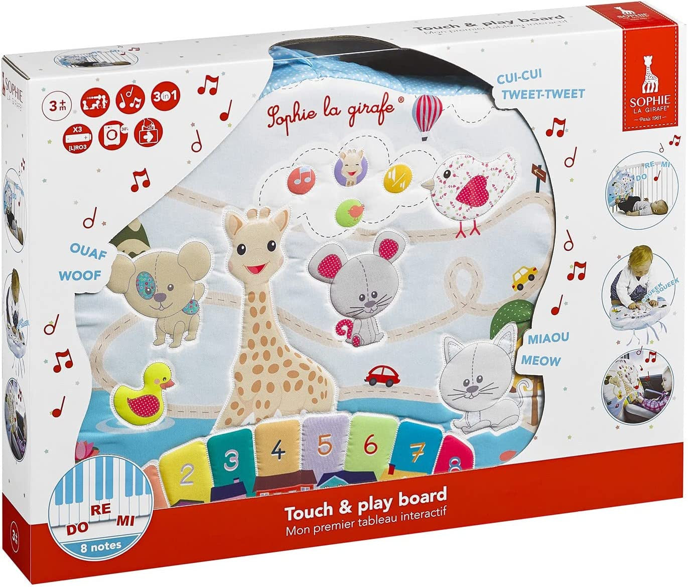 Tablero de actividades Sophie la girafe - 230833F Sophie la Girafe