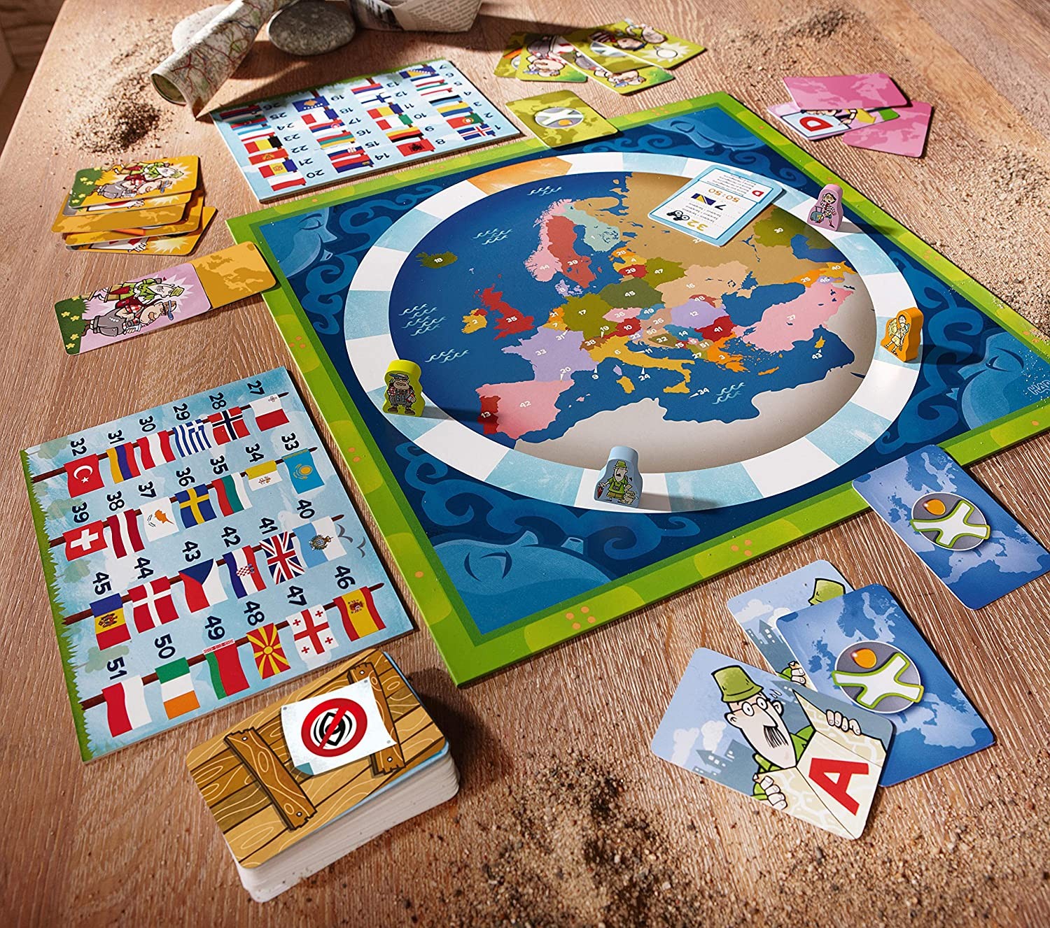 Juego de mesa los paises de Europa - Habermass H304535