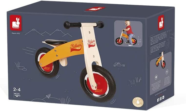 Little bikloon mi primera bicicleta sin pedales de madera - janod j03263