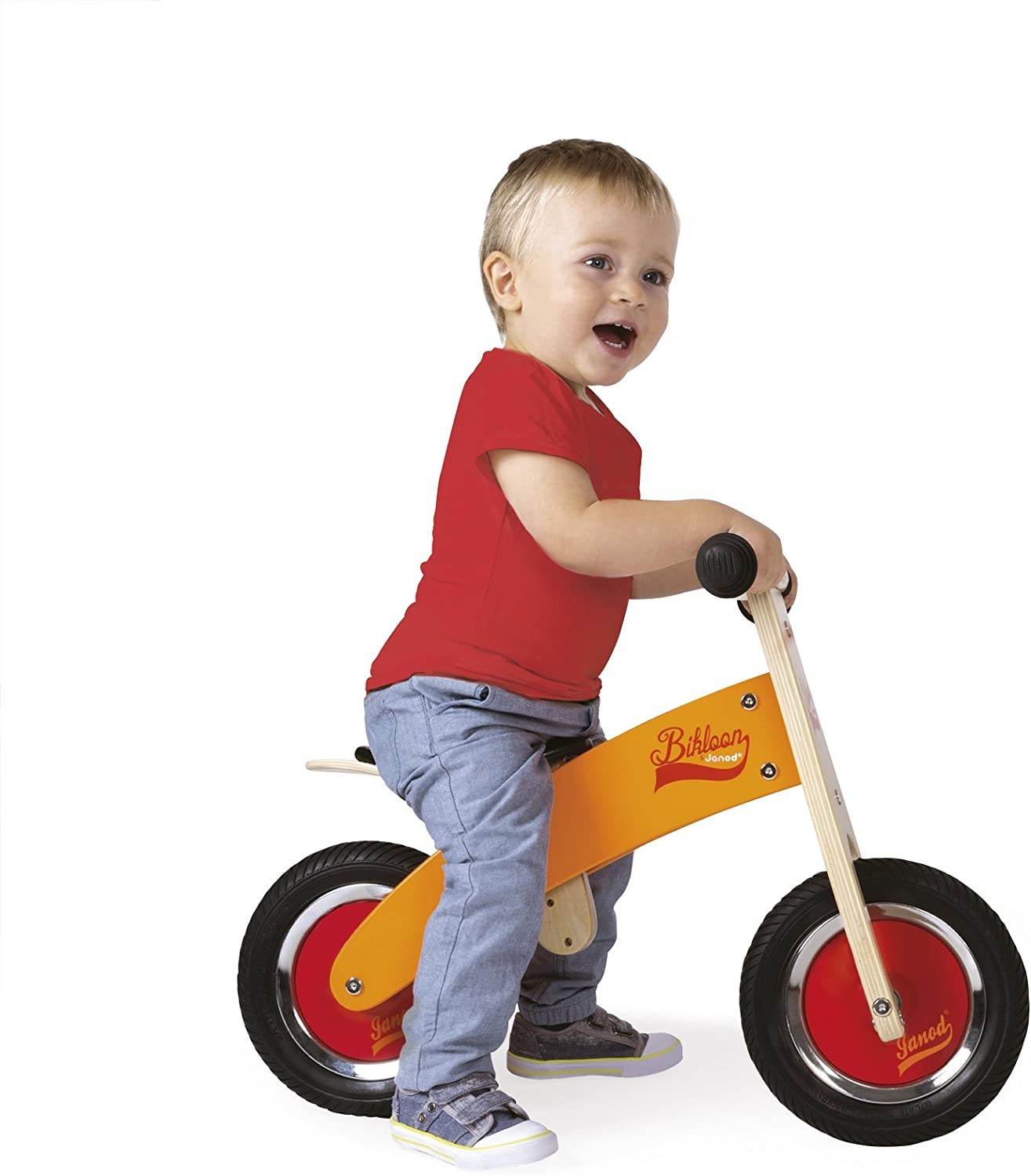Little bikloon mi primera bicicleta sin pedales de madera - janod j03263