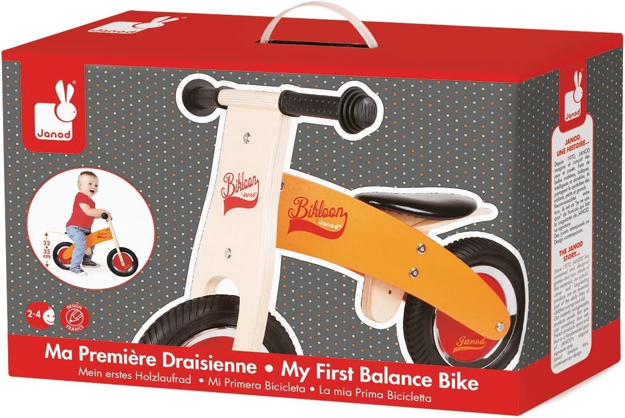 Little bikloon mi primera bicicleta sin pedales de madera - janod j03263