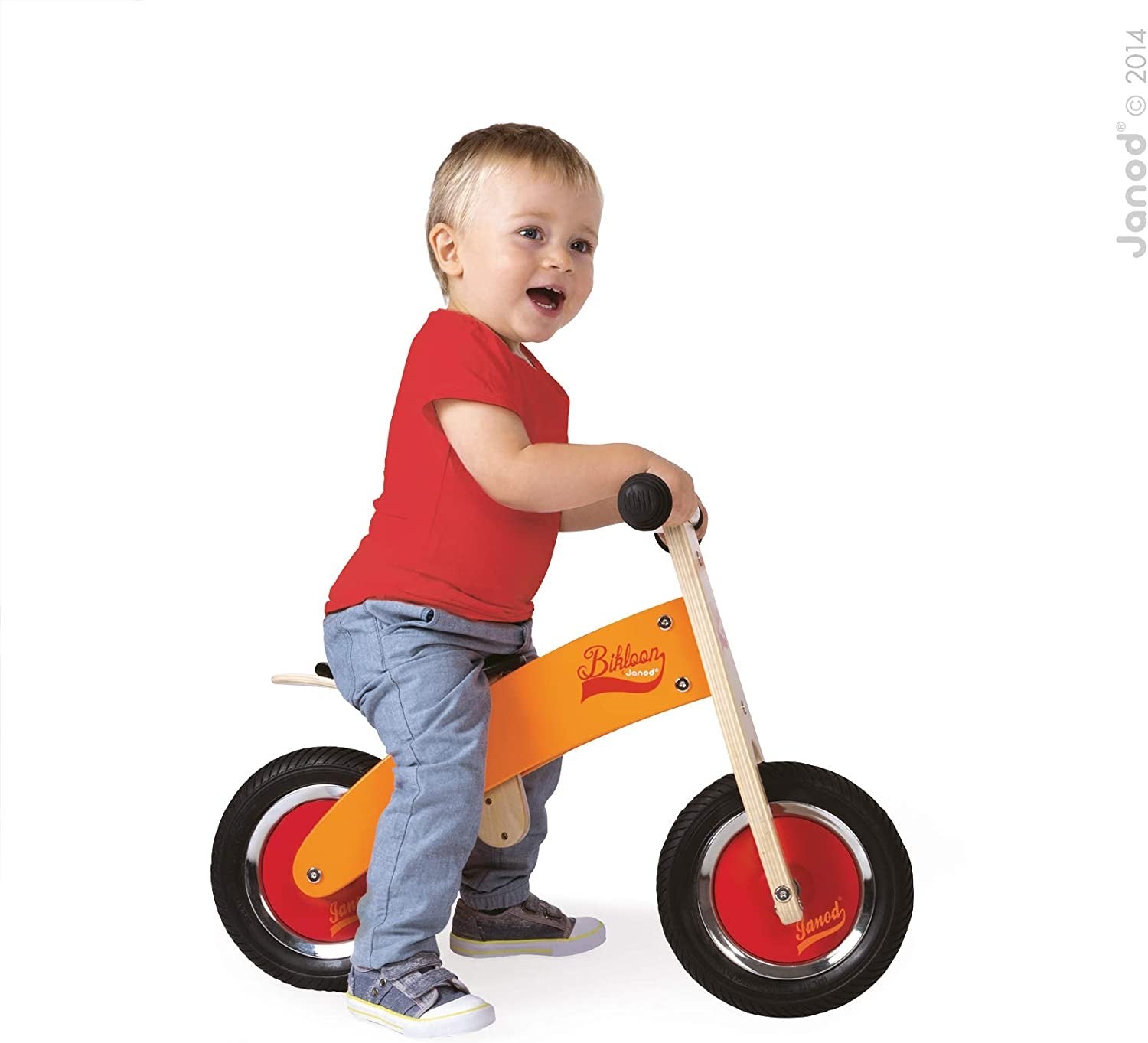 Little bikloon mi primera bicicleta sin pedales de madera - janod j03263