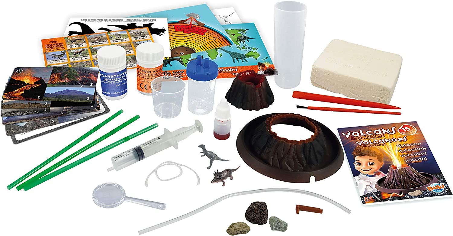 Juego de Volcanes y dinosaurios - Buki France 2224