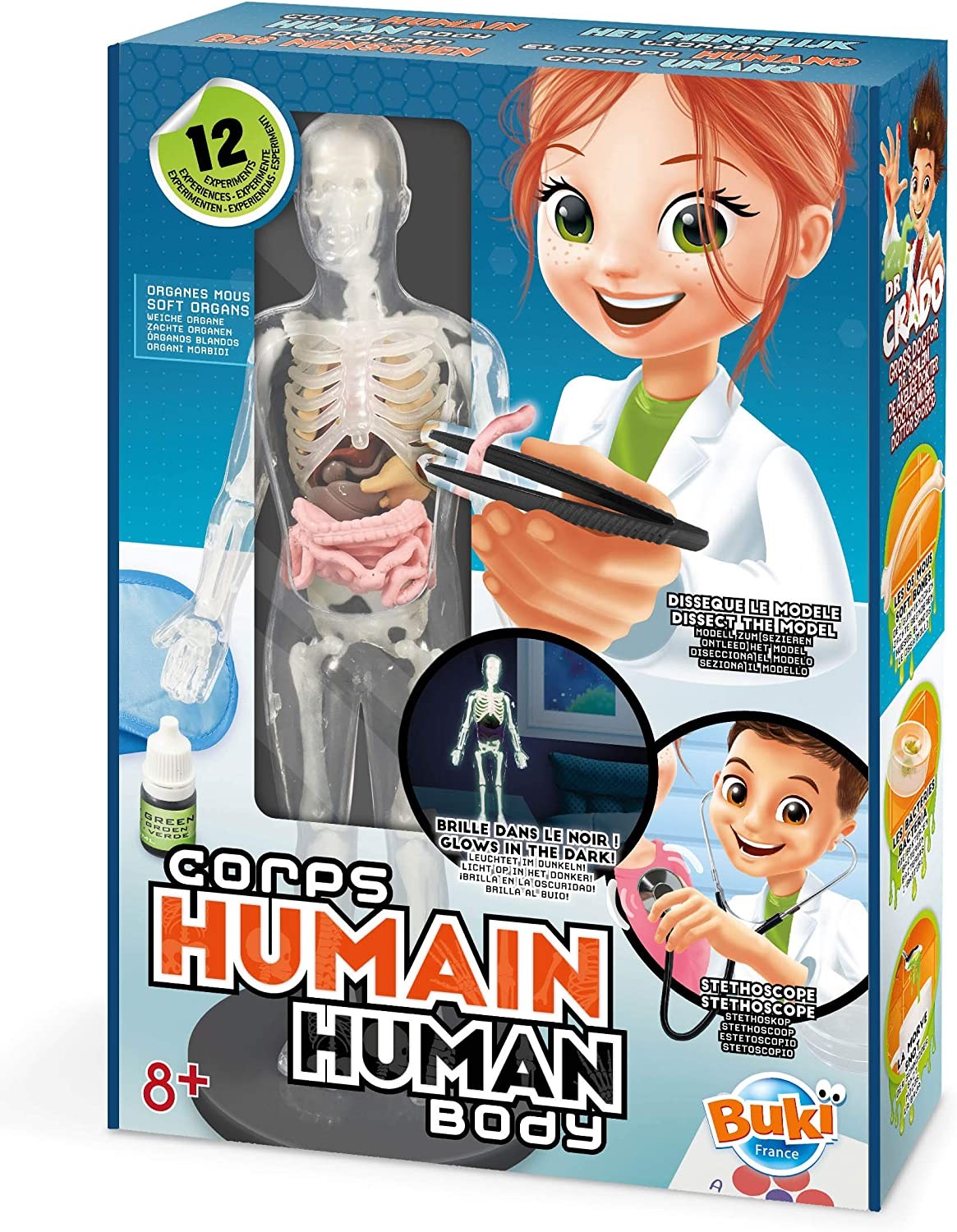 Scientific kit the human body - Buki France 2163 