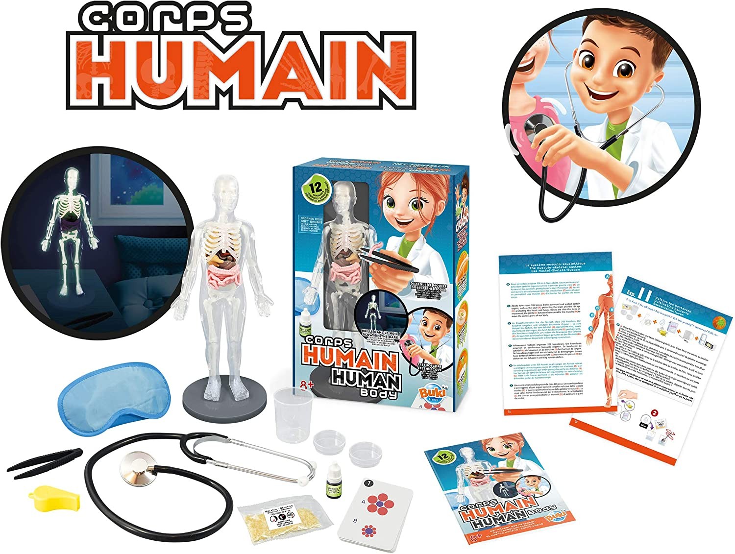 Scientific kit the human body - Buki France 2163 