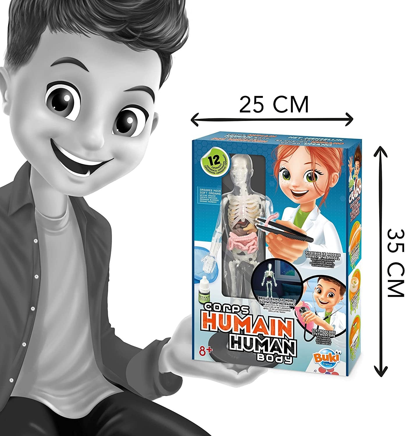 Scientific kit the human body - Buki France 2163 