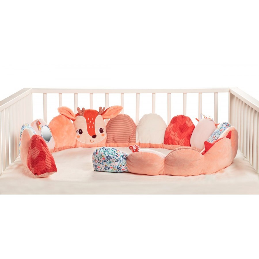 Protector de bordes para bebé | diseño de stella | seguridad para cuna y cama | fácil de instalar - lilliputiens 83371
