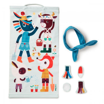 Juego de los rabos del burro Ignace - Juego de orientacion espacial - Lilliputiens 83352